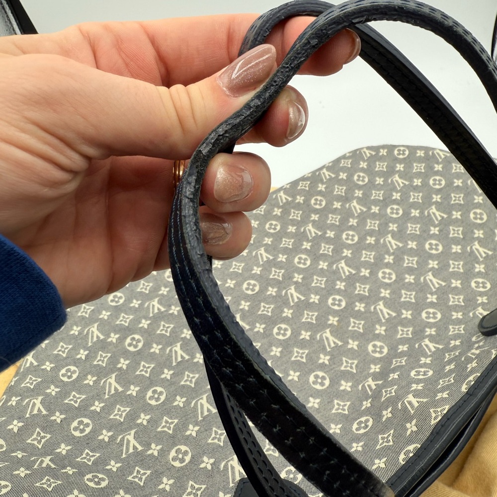 Louis Vuitton Navy Monogram Idylle Neverfull MM - Picture 7 of 10